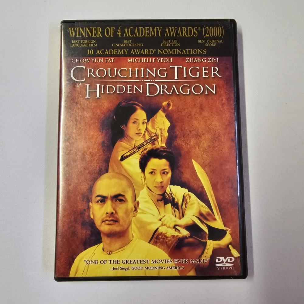 Crouching Tiger Hidden Dragon (DVD, 2000) Chow Yun Fat, Michelle Yeoh, Ang Lee
